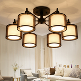 美式客厅吸顶灯现代简约卧室书房餐厅灯新中式创意个性铁艺灯具饰