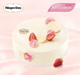 哈根达斯蛋糕酸奶冰淇淋1100克草莓情人梦生日蛋糕深圳同城配送