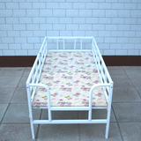 1.5米折叠儿童床带护栏男孩女孩幼儿园床小孩单人床小铁床公主床