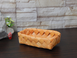 新品木片编织创意餐厅桌面筷子收纳厨房鸡蛋储物杂物摆放置物篮子
