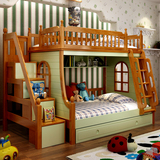 美式上下床双层床上下铺子母床儿童床公主床高低床实木床欧式家具