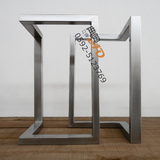 不锈钢桌脚支架现化简约办公桌餐桌桌腿金属桌脚工厂定制任何尺寸
