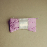 日韩单外贸化妆包 粉色蝴蝶结蕾丝手包 猫耳朵造型 多功能收纳包