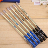 夏梅可擦中性笔 0.5mm学生温控橡皮可擦中性笔 办公笔水笔 12支装