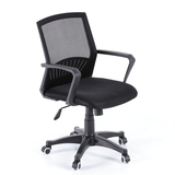 特价电脑椅家用办公网椅时尚职员椅班前椅培训椅简单转椅黑色椅子