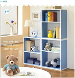 宜家特价简易创意实木儿童书柜书架自由组合柜储物收纳置物小柜子