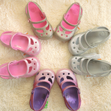 现货 美国代购 卡骆驰Crocs 玛丽珍儿童鞋女童公主凉鞋