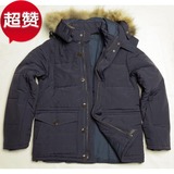 日本外贸日单出口原单尾单冬季男士棉衣全棉棉袄带帽加厚高品质