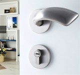 德国品牌现代室内门锁房门执手实木把手纯铜锁芯锁具现代简约门锁