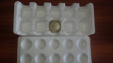 鸡蛋 生海鸭蛋泡沫蛋托 防震包装盒10枚装小孔加厚蛋盒 量大包邮