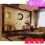茶文化墙纸 中式古典茶楼壁纸  无纺墙布酒店背景墙 大型壁画壁布