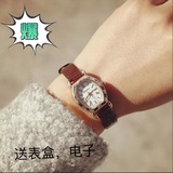 时尚正品小巧女表款韩版学生潮流复古酒桶型防水皮带手表