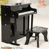 100%正品米奇儿童钢琴30键立式小钢琴木质玩具乐器早教生日礼物