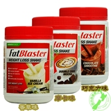 澳洲Fatblaster快速饱腹代餐奶昔减重控制体重430g  3个味道