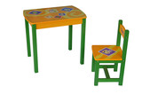 新款儿童学习桌幼儿园实木书桌木制儿童桌椅套装写字台学生手工桌