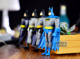 DC蝙蝠侠大战超人摆件手办人偶小模型关节可动公仔玩具散货四件套