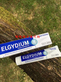 现货 法国代购 Elgydium 美白牙膏 去烟渍去黄75ml