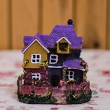别墅 假山水陆缸装饰 树脂欧式别墅小房屋 苔藓瓶微景观DIY摆件