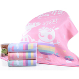 纯棉空调夏季毛巾被儿童双层全棉卡通幼儿园宝宝婴儿薄被盖毯毯子