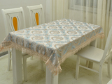 桌布布艺欧式长方形正方形西餐桌布电视柜床头柜布茶几布高档奢华
