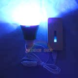 LED UV球泡灯 安全移动杀菌灯 USB低压家庭消毒灯 uv紫外线球泡