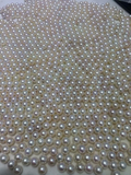 批发价正品6-7mm圆形天然淡水珍珠裸珠散珠DIY半成品强光