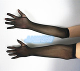 男女都好带3D超薄透明高弹丝中长手套丝袜手套情趣丝袜ST01-005