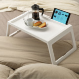 怡然宜家◆IKEA 克丽普克 床用餐架床上桌笔记本桌(白色)专业代购