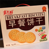 嘉士利饼干 嘉士利早餐饼干1000g克红枣味整箱礼盒