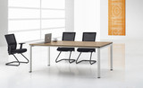 北京办公家具办公桌板式会议桌钢木洽谈桌1.6米 1.8米 2米 定制