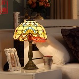 百劲欧式巴洛克卧室床头灯正品牌创意温馨客厅书房复古蒂凡尼台灯