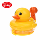 cikoo大黄鸭花洒喷水 婴儿儿童洗澡电动戏水玩具宝宝面包超人同款