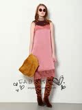 予约9月上旬 E.A日本代购 Lily Brown 蕾丝针织连衣裙 LWNO164059