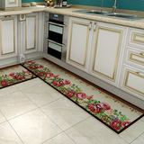 玫瑰地毯 防滑垫 地毯门垫地垫 卫浴垫 厨房地垫 组合 长条脚垫