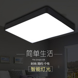 雅雅长方形客厅灯现代简约LED吸顶灯铝材创意卧室灯大气餐厅灯具