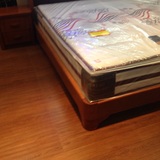2016新款白腊木床连柜2米*1.8米