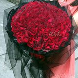 99朵红玫瑰花束福州鲜花同城速递求婚生日厦门泉州花店订花送花