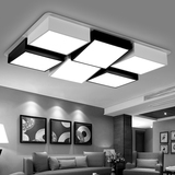 现代简约客厅灯LED吸顶灯具大气创意无极调光长方形卧室灯餐厅灯