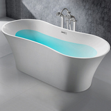 1.63米人造石浴缸普通浴缸家用浴盆个性欧式独立浴缸