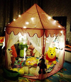 韩国六角公主城堡超大薄纱帐篷儿童玩具屋游戏房热卖防蚊益智帐篷