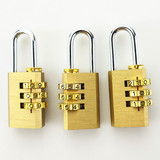 302小纯铜锁密码挂锁箱包锁电脑笔记本锁学生衣柜锁精品包装促销