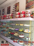 超凡蛋糕模型展示柜面包货架铁质模型展柜玻璃蛋糕柜模型蛋糕展柜