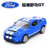 仿真合金汽车模型玩具声光开门福特野马GT500速度与激情谢尔比GT