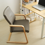 DALEO家用弓形电脑椅休闲椅办公椅简约创意椅子老板椅职员椅凳子