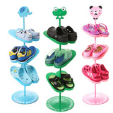 创意儿童鞋架简易鞋柜可爱动物立体挂式鞋架多层收纳