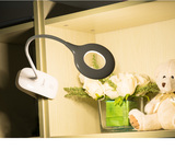 美的护眼台灯可充电可弯曲简约环形发光台灯节能省电3级触摸调光