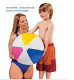 INTEX四色沙滩球59010/59020/59030 海滩球 透明充气球 3种尺寸