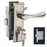 门锁把手 门锁芯 门锁室内卧室 实木 简约 房间 家用 锁体 不锈钢