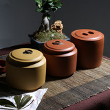 茶罐陶瓷红茶叶罐紫砂两件套宜兴存储罐普洱罐子手工普洱储茶罐