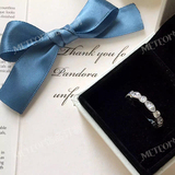 顺丰包邮 专柜品质 PANDORA潘多拉戒指 925纯银指环 全套包装